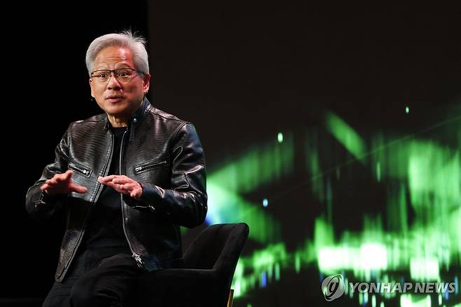엔비디아의 젠슨 황 CEO [AFP 연합뉴스 자료사진. 재판매 및 DB 금지]