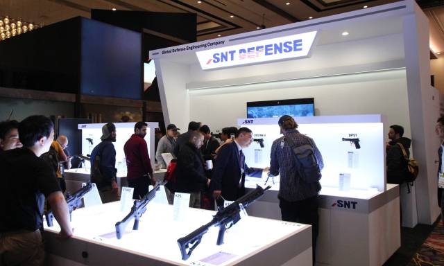SNT모티브 미국 SHOT SHOW 2026 참여. SNT모티브 제공