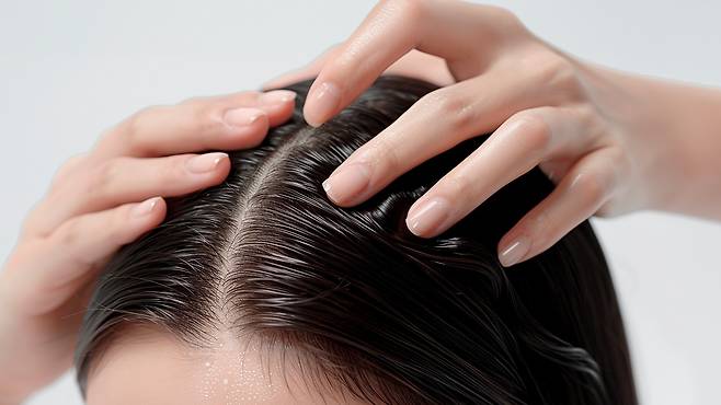 갑자기 두피가 번들거리거나 모발이 가늘어졌다면 탈모의 전조증상일 수 있다 | 출처: 클립아트코리아