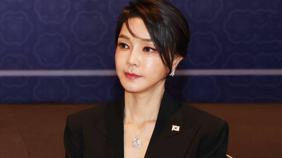 김건희 씨.〈사진= JTBC 보도화면 캡처〉