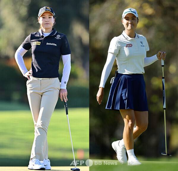 미국여자프로골프(LPGA) 투어에서 활약하는 전인지, 이민지 프로. 사진제공=ⓒAFPBBNews = News1 (사진을 무단으로 사용하지 마십시오.)