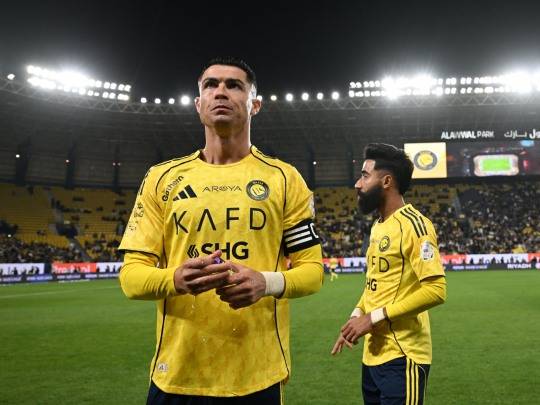 알나스르의 크리스티아누 호날두, 사진[로이터=연합뉴스 자료사진]