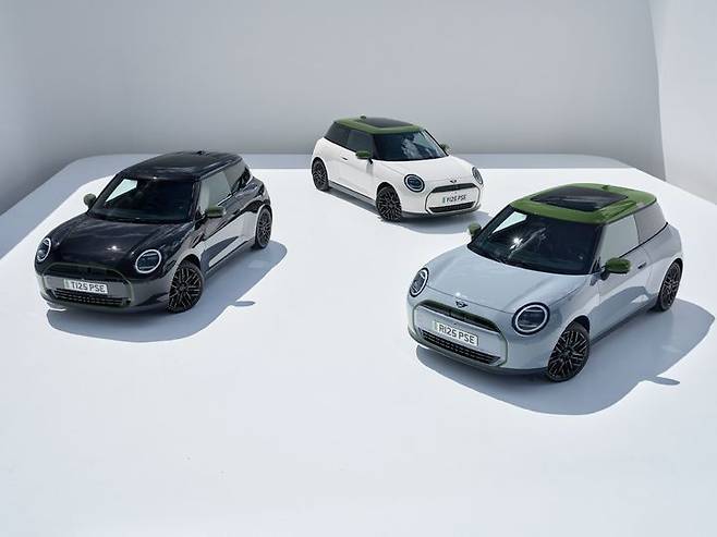 [서울=뉴시스] 디 올-일렉트릭 MINI 쿠퍼 SE 폴 스미스 에디션. (사진=MINI 코리아 제공) photo@newsis.com *재판매 및 DB 금지