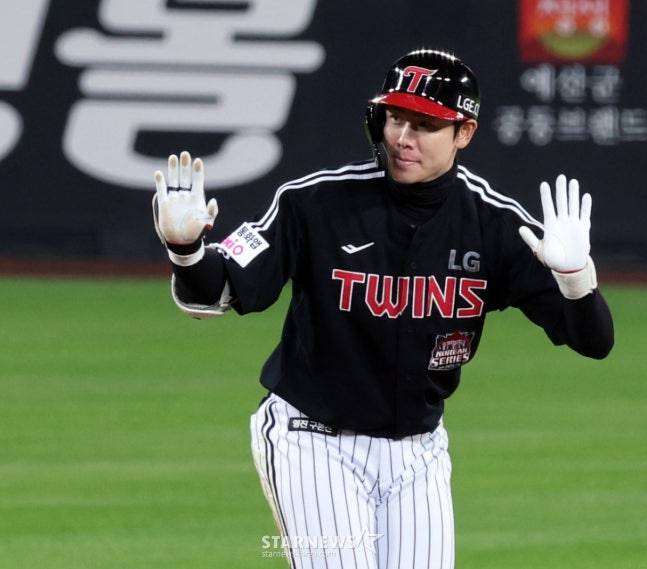 LG 홍창기. /사진=강영조 선임기자