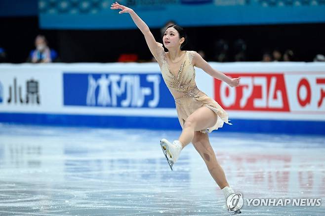 윤아선의 쇼트 프로그램 연기 [AFP=연합뉴스]