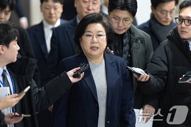 이혜훈 기획예산처 장관 후보자가 23일 서울 여의도 국회에서 열린 제431회국회(임시회) 재정경제기획위원회 인사청문회에 출석하고 있다. 2026.1.23/뉴스1 ⓒ News1 이승배 기자