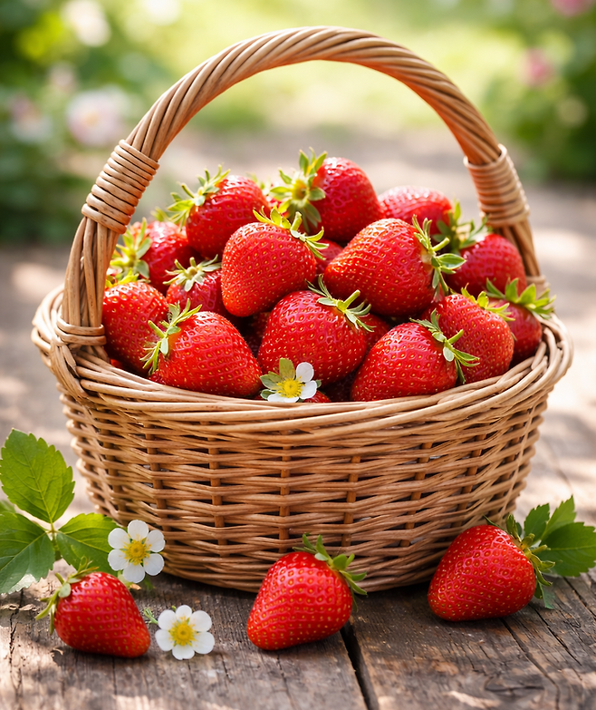 겨울철 대표 제철 과일 딸기 (챗GPT 생성 사진) ⓒ자생한방병원
