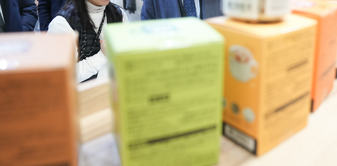 제주 로컬 브랜드 제품들이 후쿠오카 팝업 행사 현장에서 소개되고 있다. (제주도청 제공)