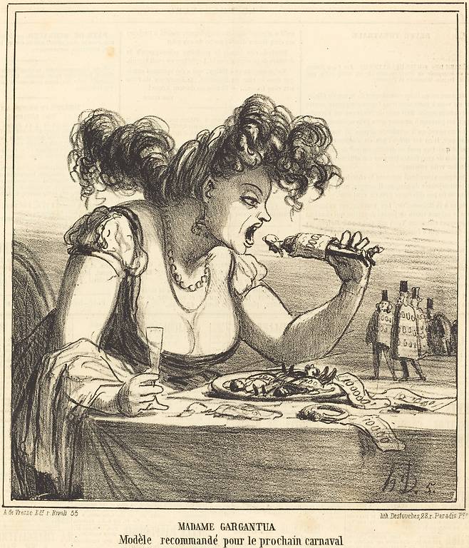 오노레 도미에, 가르강튀아 부인, 1866