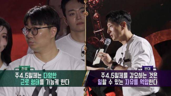 ‘더 로직’ 토론 전쟁 속 레드카드 받은 12기 광수, 제작진에 항의