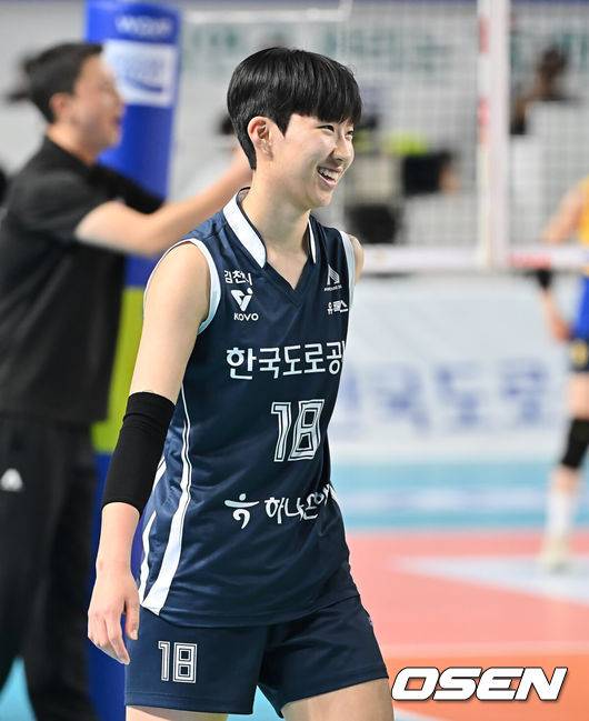 [OSEN=김천, 이석우 기자] 한국도로공사 김세인 064 2025.11.15 / foto0307@osen.co.kr