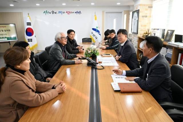 ▲안산시-안산시 재건축연합회 소통 간담회 현장 ⓒ안산시