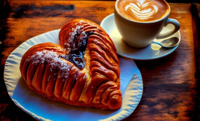 빵과 커피 자료사진. 123rf.com