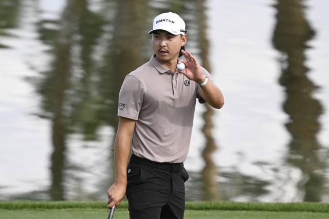 공동 선두에 나선 이민우. 사진 제공=로이터 연합뉴스