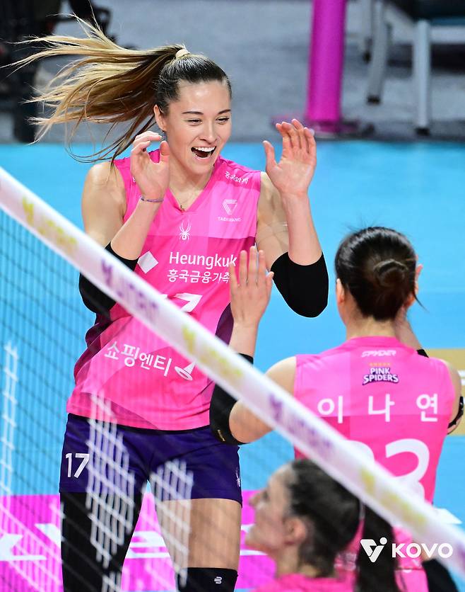 흥국생명 레베카.   한국배구연맹 제공