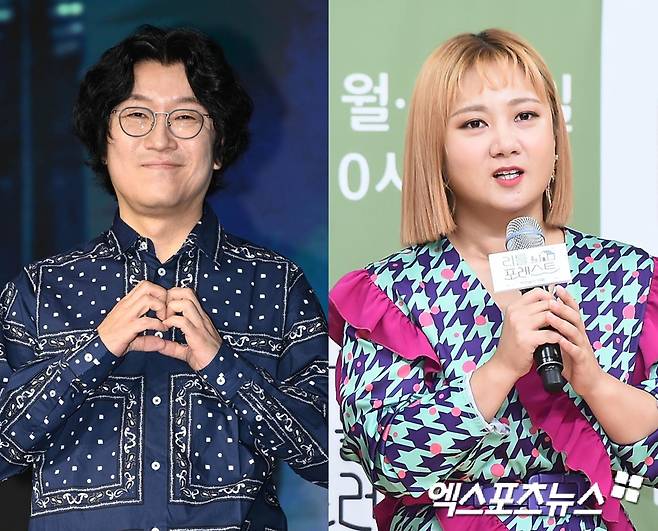 꽈추형(본명 홍성우)와 박나래. 엑스포츠뉴스 DB.