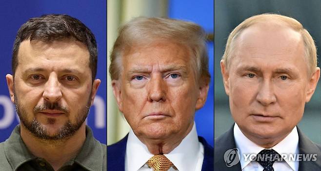 젤렌스키·트럼프·푸틴 대통령 [AFP 연합뉴스 자료사진. 재배포 및 DB 금지]
