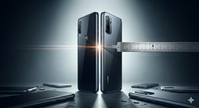 외산 중저가 라인에서 슬림폰이 다시 부상하고 있다. 이미지=제미나이 생성