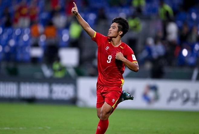 U-23 아시안컵 한국 vs 베트남 경기장면.AFC 제공