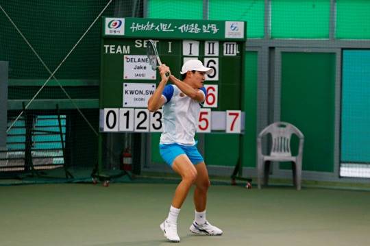 권순우의 2025년 5월 경기 모습. 사진[연합뉴스]