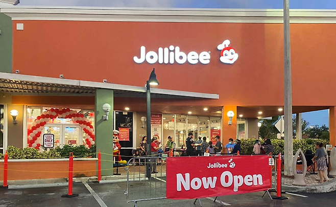 미국 플로리다에 위치한 졸리비 매장