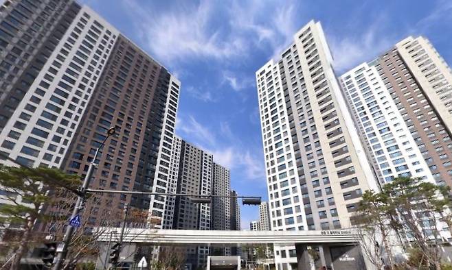 경기도 안성시 공도읍 쌍용더플래티넘프리미어 아파트 전경. [네이버지도 거리뷰 갈무리]