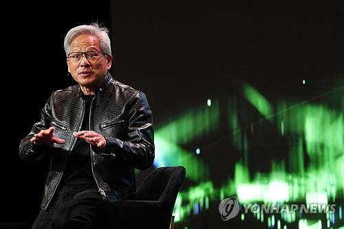 엔비디아의 젠슨 황 CEO [AFP 연합뉴스 자료사진. 재판매 및 DB 금지]
