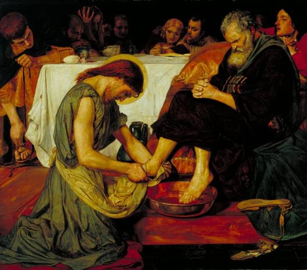 ▲Ford Madox Brown Jesus Washing Peter’s Feet 출처 : tate