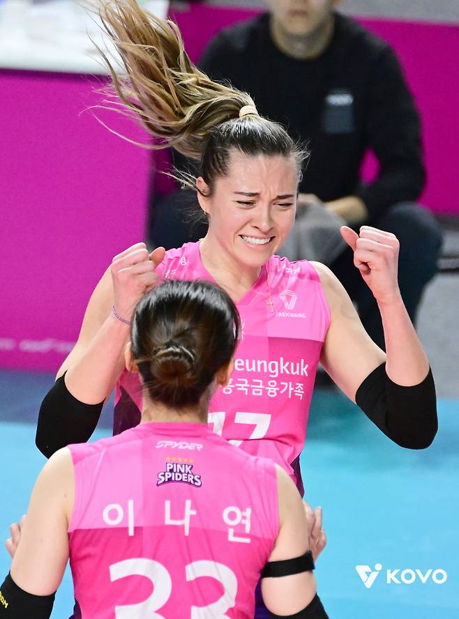 흥국생명 레베카. KOVO 제공