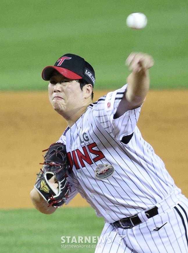 LG 함덕주. /사진=김진경 대기자