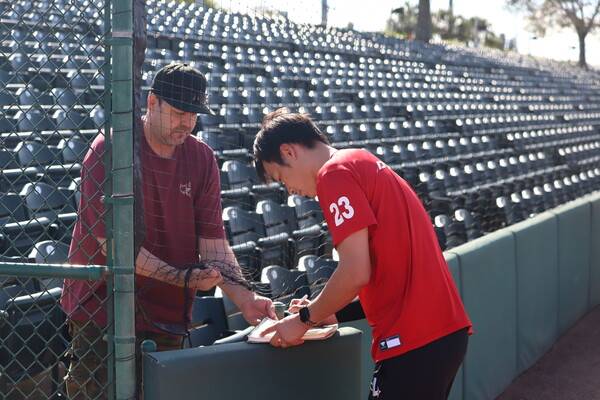 타케다 쇼타와 베니지아노가 플로리다 캠프에 합류했다(사진=SSG)