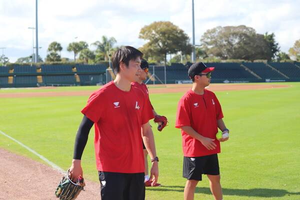 타케다 쇼타와 베니지아노가 플로리다 캠프에 합류했다(사진=SSG)