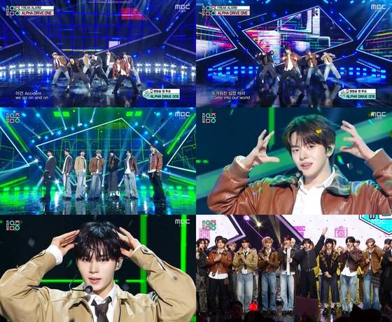 알파드라이브원, 거침없는 상승세…'음중' 1위로 음방 3관왕