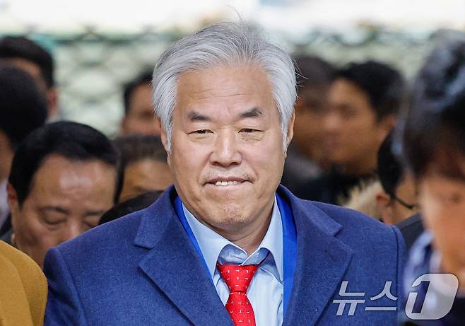 서울서부지법 난동 사태의 배후로 지목돼 구속된 전광훈 사랑제일교회 목사. 2026.1.15/뉴스1 ⓒ News1 안은나 기자