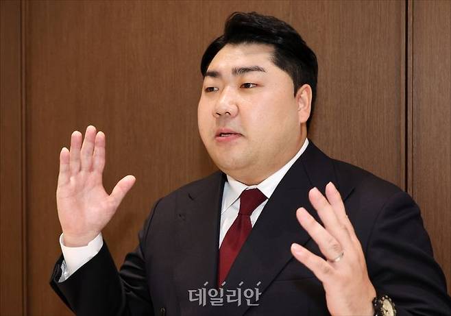 김민태 국민의힘 부대변인이 서울 여의도의 한 카페에서 데일리안과 인터뷰를 하고 있다. ⓒ데일리안 홍금표 기자