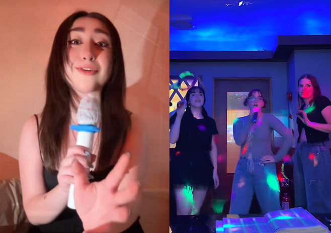 외국인 관광객들의 발길이 ‘노래방’으로 향하고 있다. K팝 열풍으로 외국인 카드 소비액이 전년 대비 54.8% 폭증하며 노래방이 글로벌 K-컬처 필수 체험 코스로 자리 잡았다. 사진=틱톡