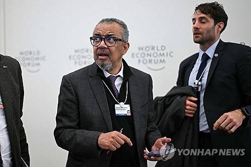 테워드로스 아드하놈 거브러여수스 WHO 사무총장 (사진=AFP 연합뉴스 자료사진)