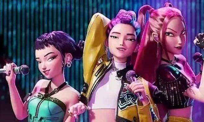 넷플릭스 애니메이션 ‘케이팝 데몬 헌터스’. 넷플릭스 제공