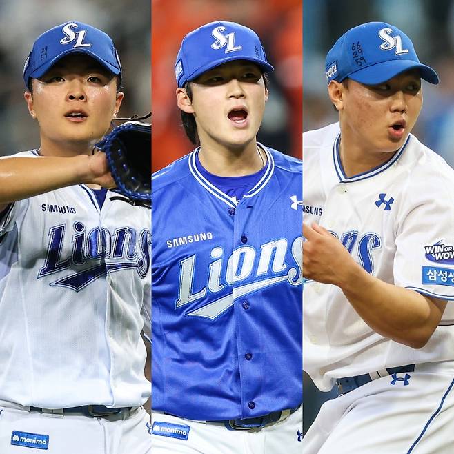 삼성 이승민-이호성-배찬승. 삼성 제공