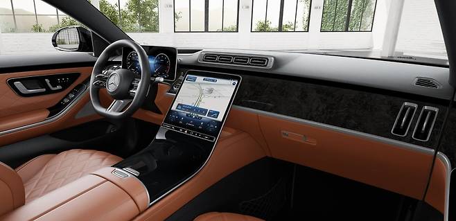S 450 4MATIC 스탠다드 휠베이스 모델 실내 이미지. 메르세데스-벤츠 코리아 제공