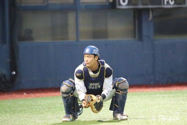 NC 다이노스 시절 박세혁./NC 다이노스