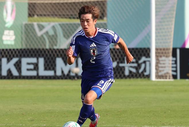 일본 U-23 대표팀 수비수 레이 우메키. /사진=AFC 공식 홈페이지 갈무리