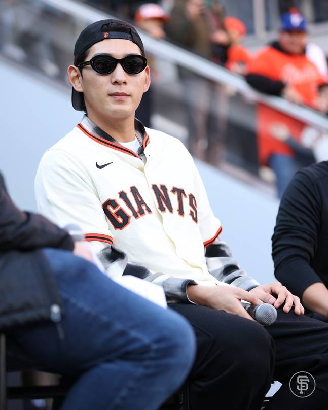 팬 행사에 나선 이정후의 모습. /사진=샌프란시스코 자이언츠 공식 SNS
