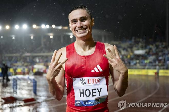 미국 육상 선수 조시 호이 [EPA=연합뉴스]