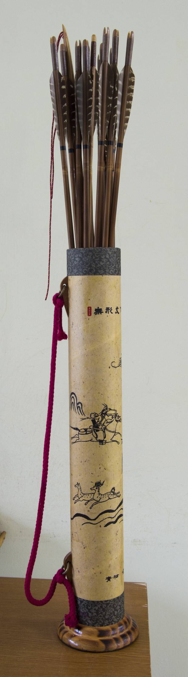 전남도 무형유산 궁시장 보유자 김기 선생이 제작한 화살.