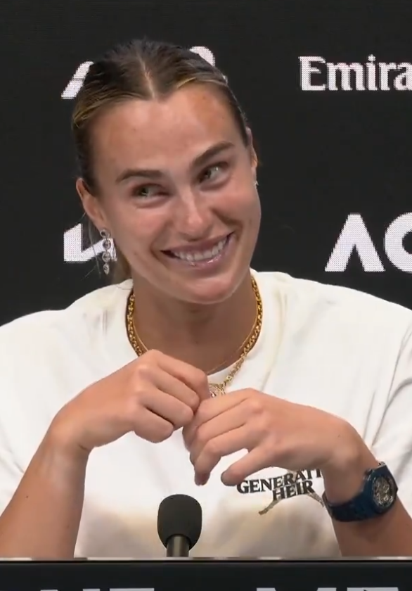 사발렌카(사진=호주오픈 SNS)