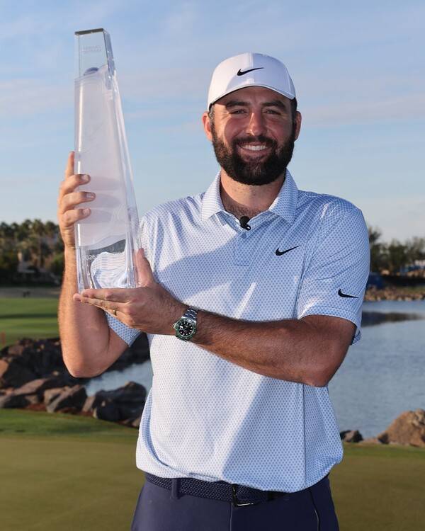 타이거 우즈·잭 니클라우스와 같은 반열에...적수 없는 셰플러, 새해 첫 대회서 또 우승