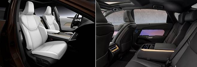 렉서스 ES 전기차 실내. / 렉서스