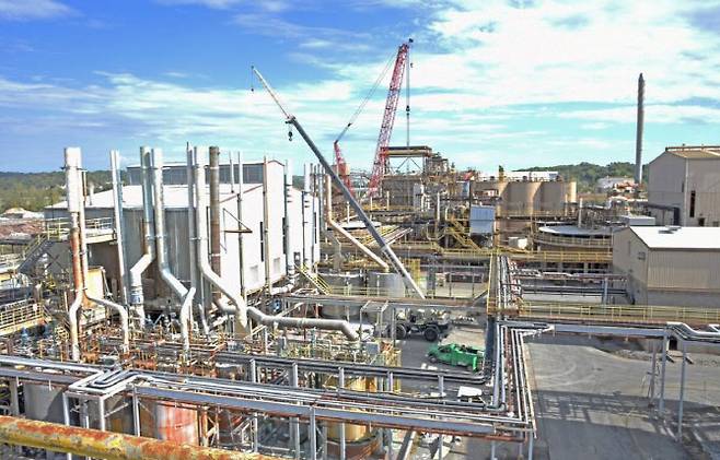 고려아연이 인수한 니르스타 클락스빌 아연 제련소 전경 .(출처=나르스타 제련소)