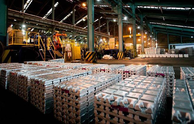 고려아연 온산제련소 내부 전경.(출처=고려아연)